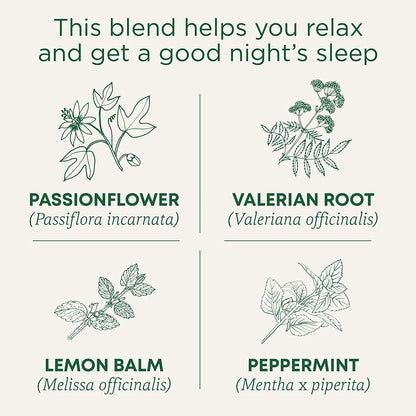 Organic, Nighty Night Extra, Valerian Root & Lemon Balm - Herbal Sleep Aid Tea - Kosher, Non-Gmo, Caffeine-Free, Compostable - 96 Tea Bags (6 Packs of 16)